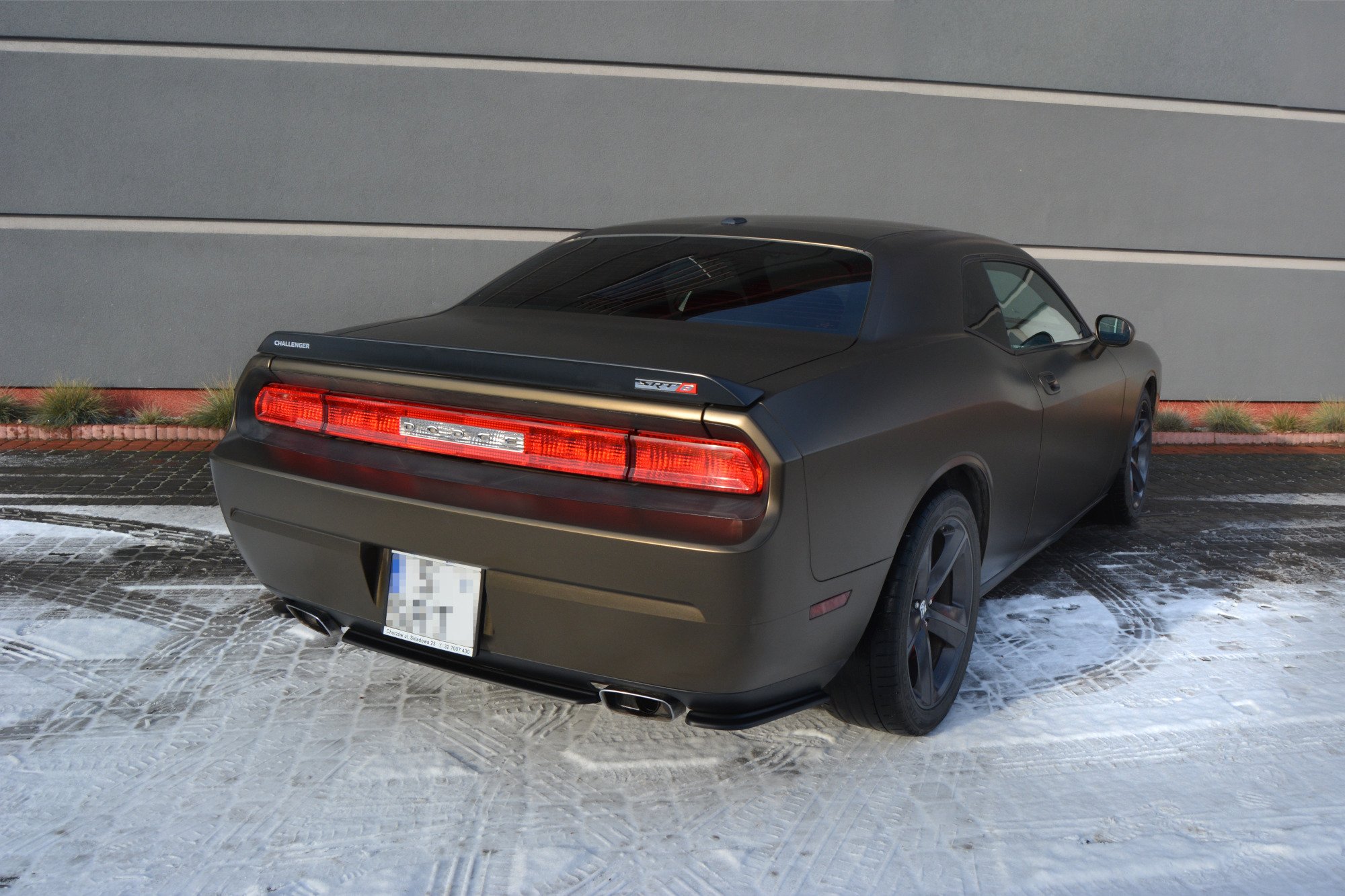 REAR SIDE SPLITTERS DODGE CHALLENGER MK3. PHASE-I SRT8 COUPE - Image 4