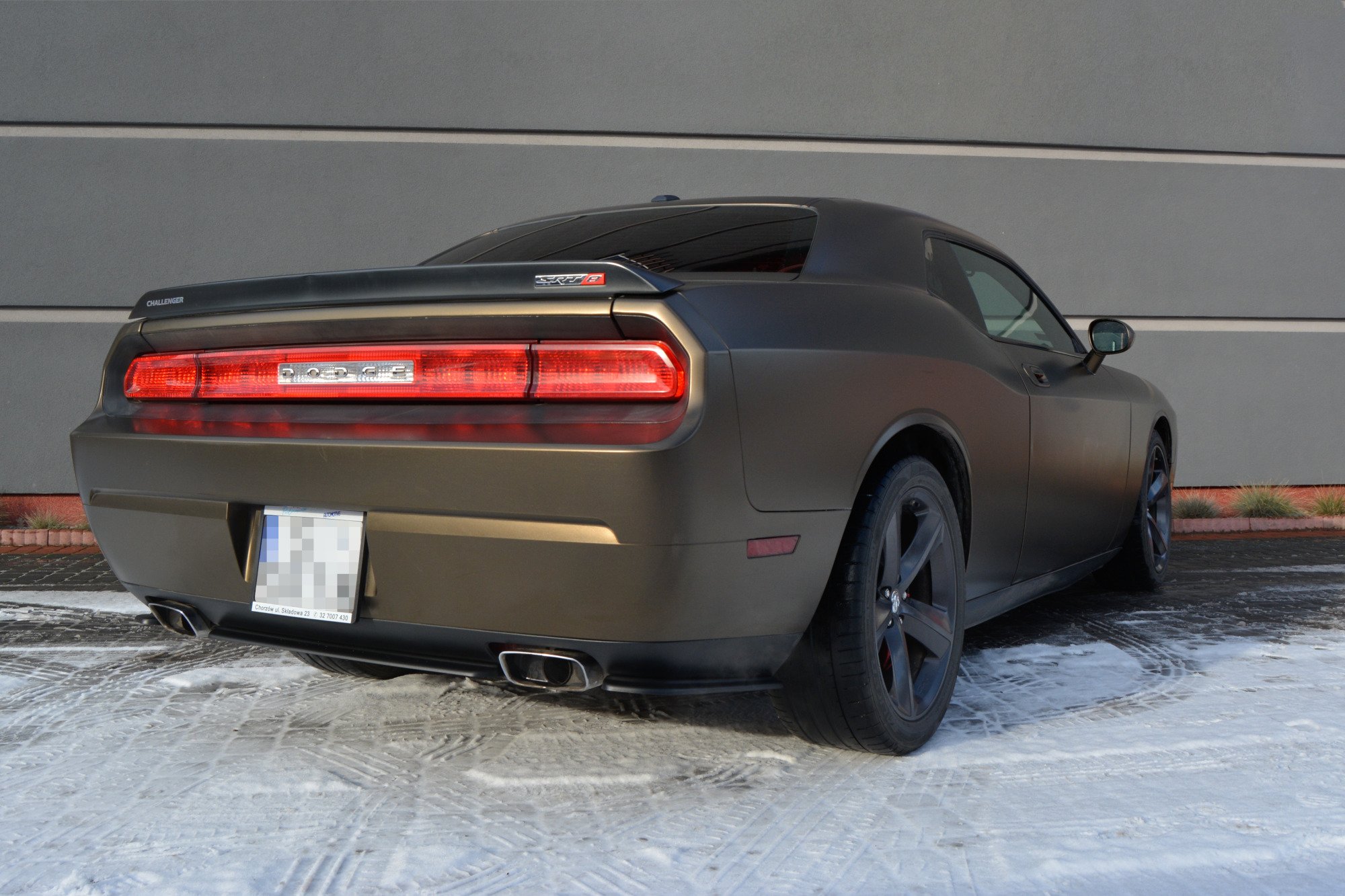 REAR SIDE SPLITTERS DODGE CHALLENGER MK3. PHASE-I SRT8 COUPE - Image 3