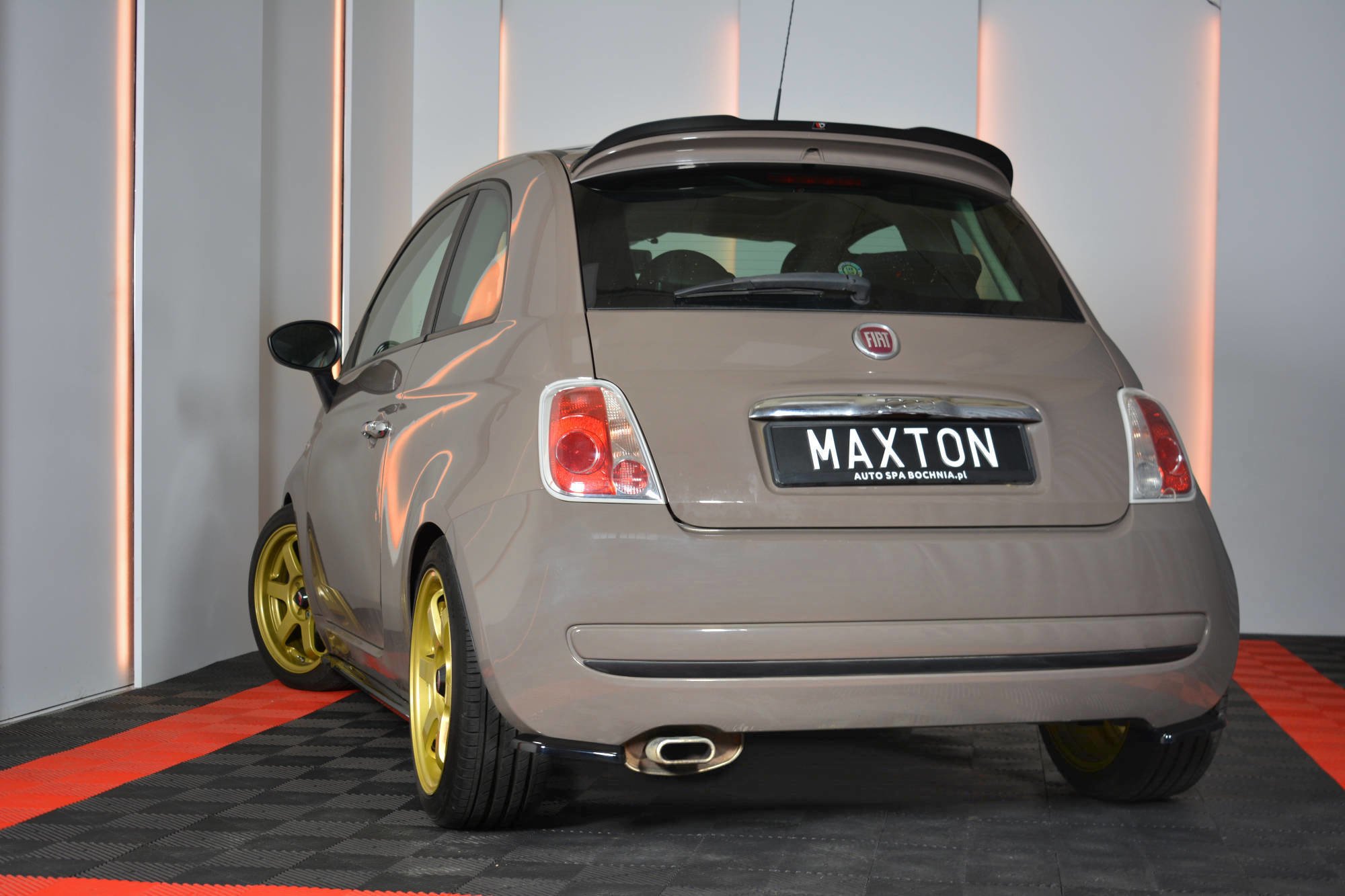 REAR SIDE SPLITTERS FIAT 500 HATCHBACK PREFACE - Image 3