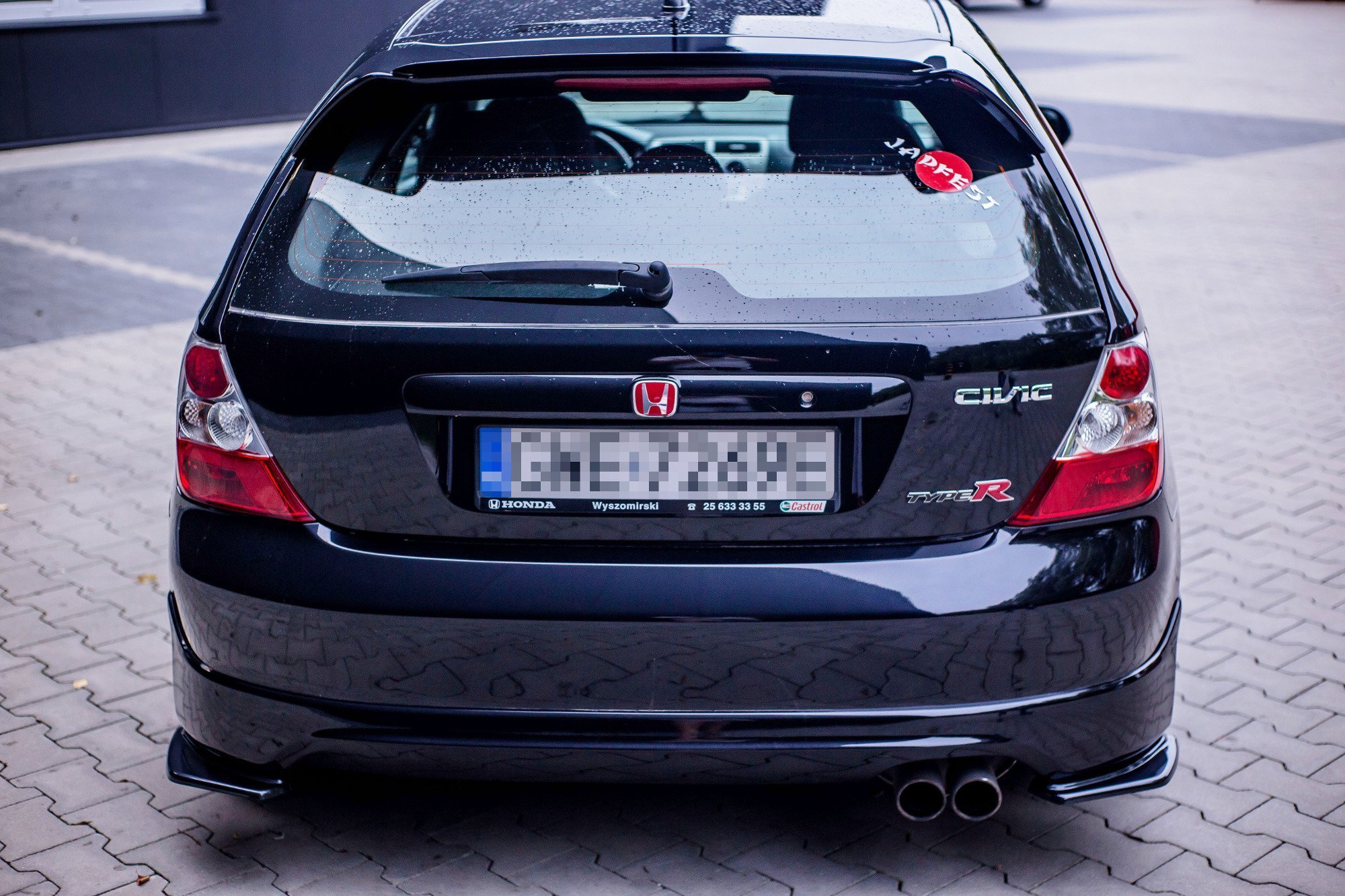 REAR SIDE SPLITTERS HONDA CIVIC EP3 (MK7) TYPE-R/S FACELIFT - Image 3