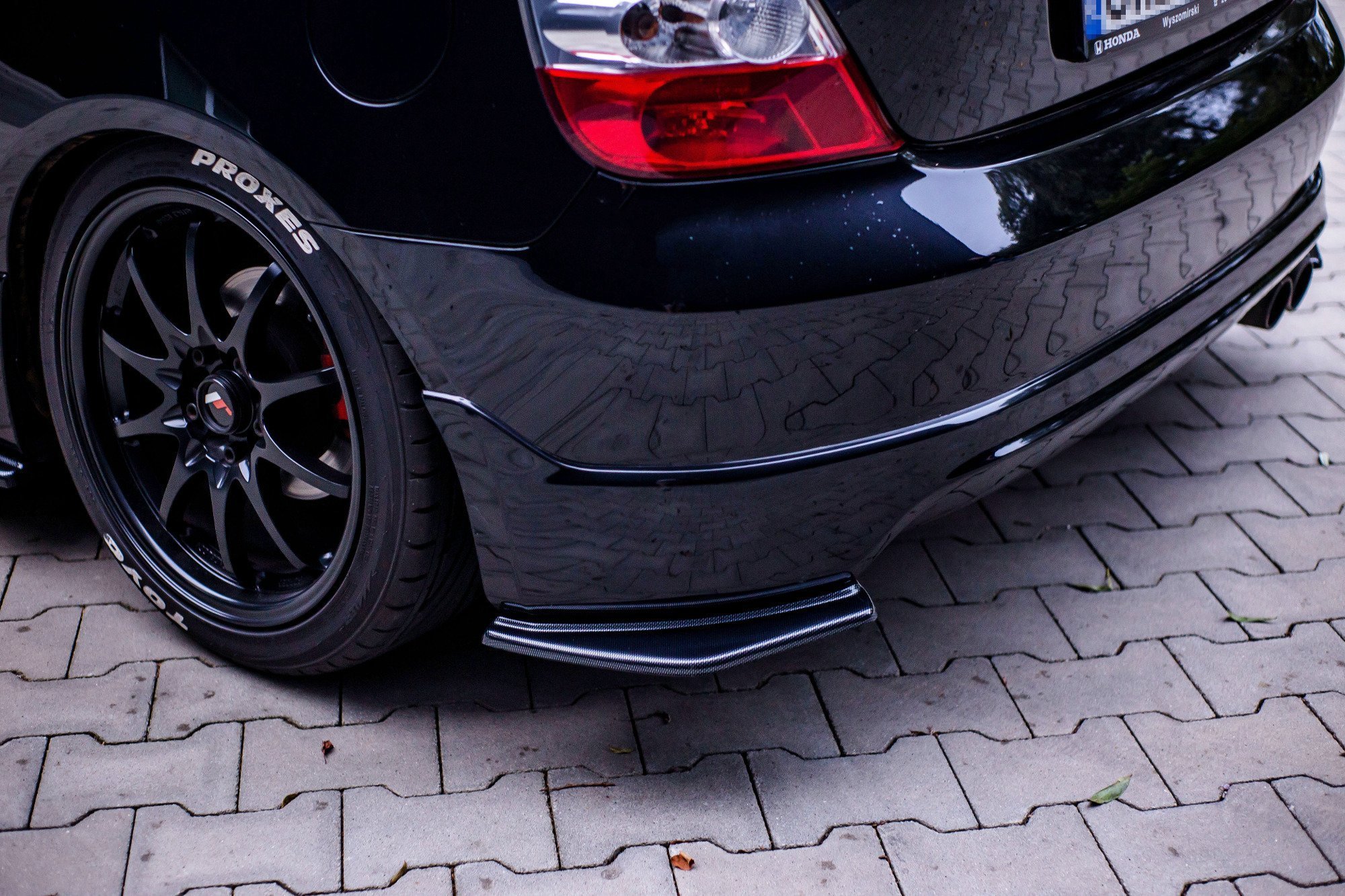 REAR SIDE SPLITTERS HONDA CIVIC EP3 (MK7) TYPE-R/S FACELIFT - Image 4