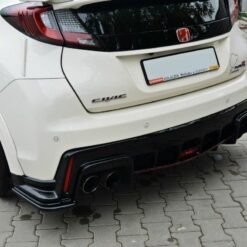 Alternative view of REAR SIDE SPLITTERS HONDA CIVIC IX TYPE R