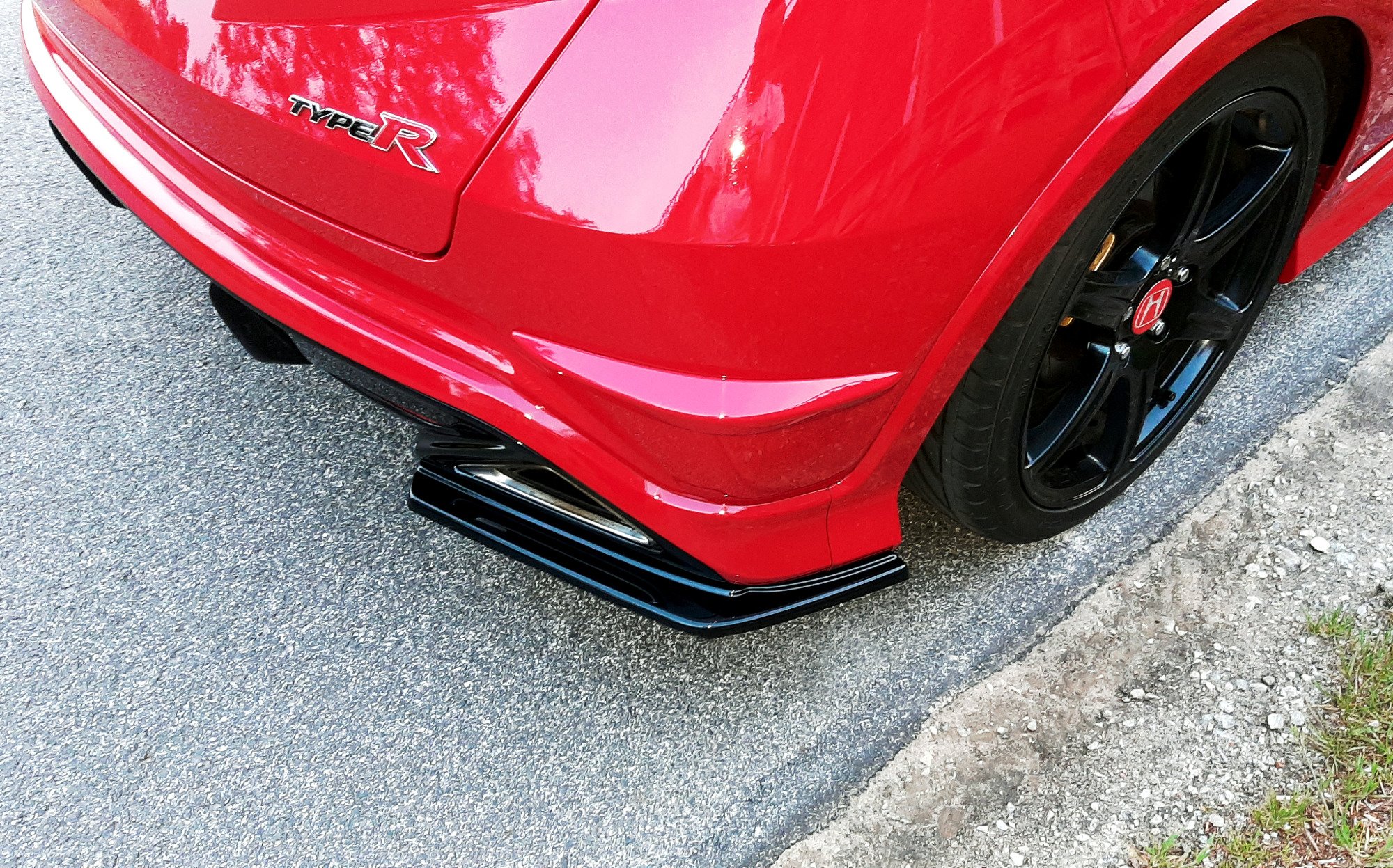 REAR SIDE SPLITTERS HONDA CIVIC VIII TYPE-R GP - Image 4