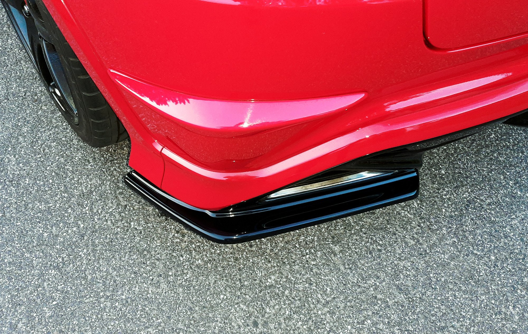 REAR SIDE SPLITTERS HONDA CIVIC VIII TYPE-R GP - Image 2
