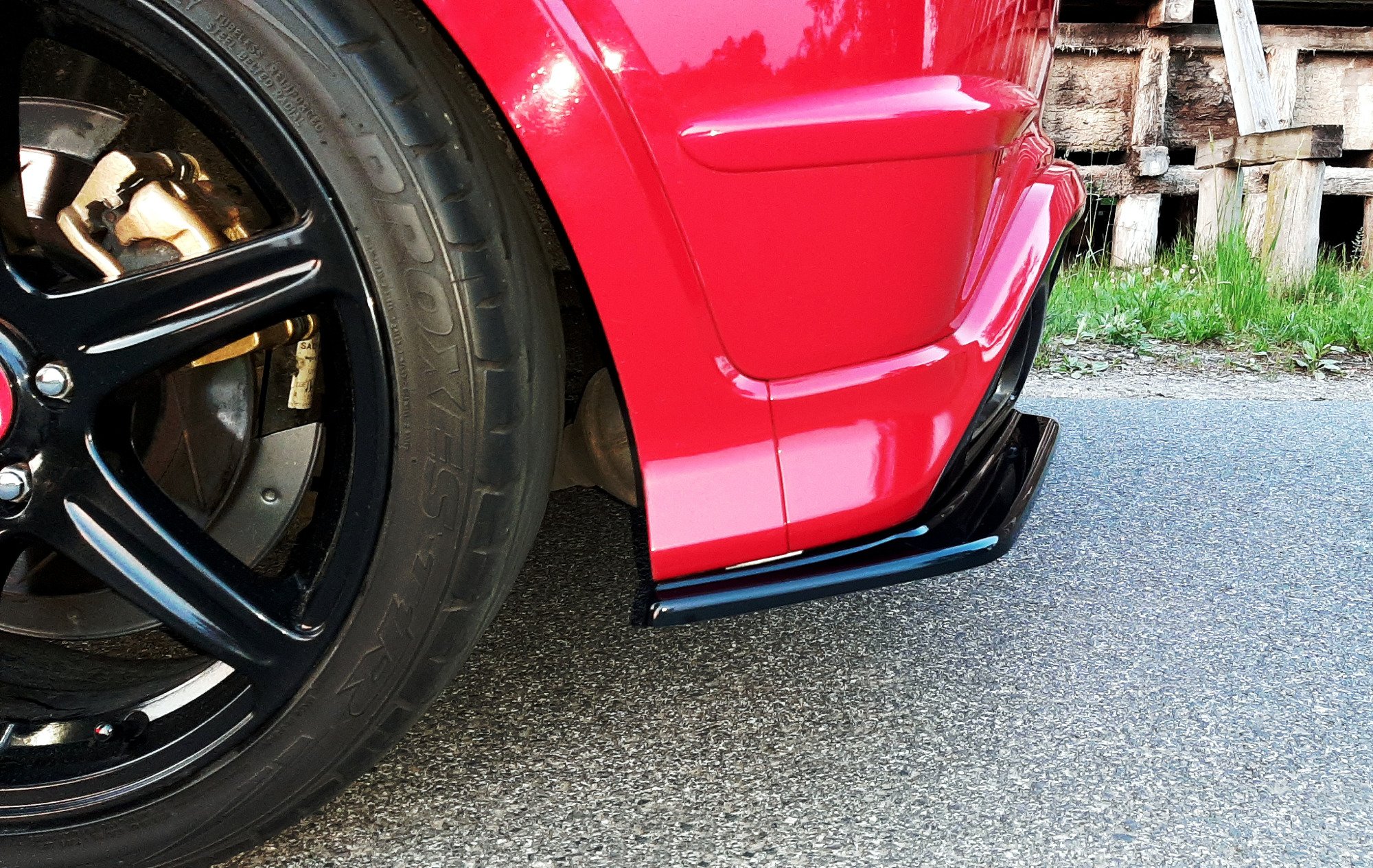 REAR SIDE SPLITTERS HONDA CIVIC VIII TYPE-R GP - Image 3
