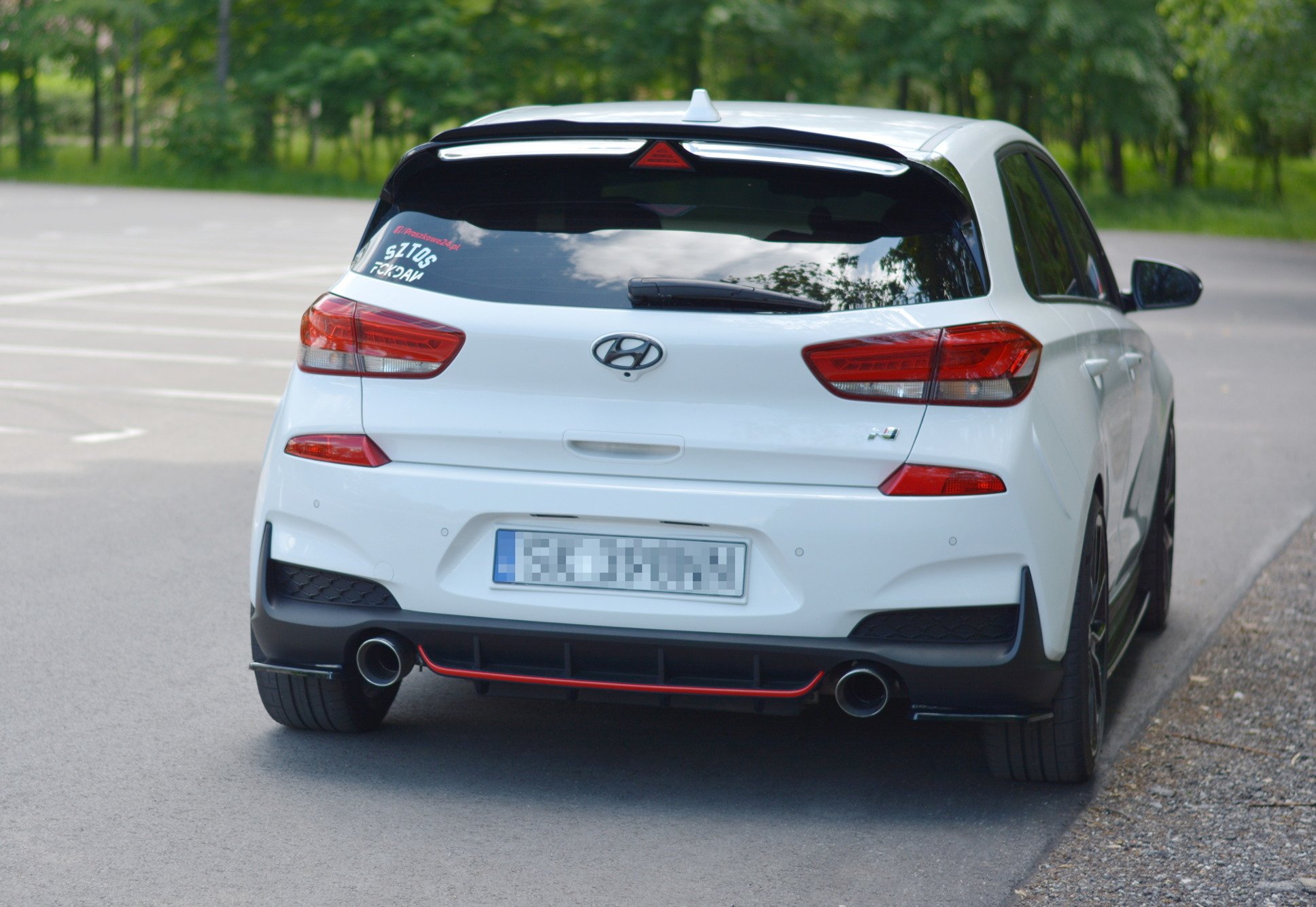 REAR SIDE SPLITTERS HYUNDAI I30 Mk3 N - Image 3