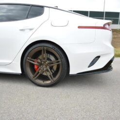 Alternative view of REAR SIDE SPLITTERS Kia Stinger Gt / GT-Line Mk1