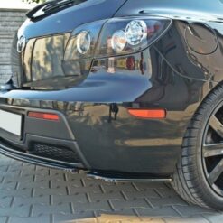 REAR SIDE SPLITTERS MAZDA 3 MPS MK1 (PREFACE) US-Spec Version