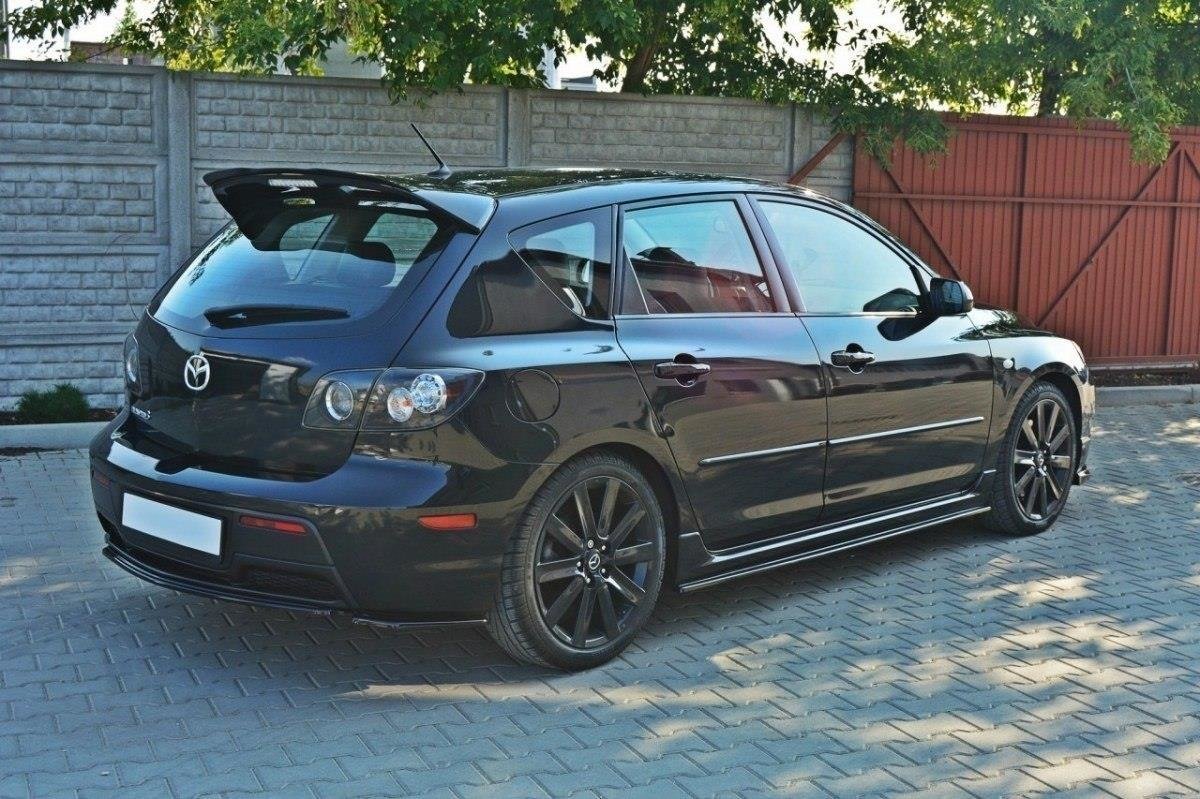 REAR SIDE SPLITTERS MAZDA 3 MPS MK1 (PREFACE) US-Spec Version - Image 2