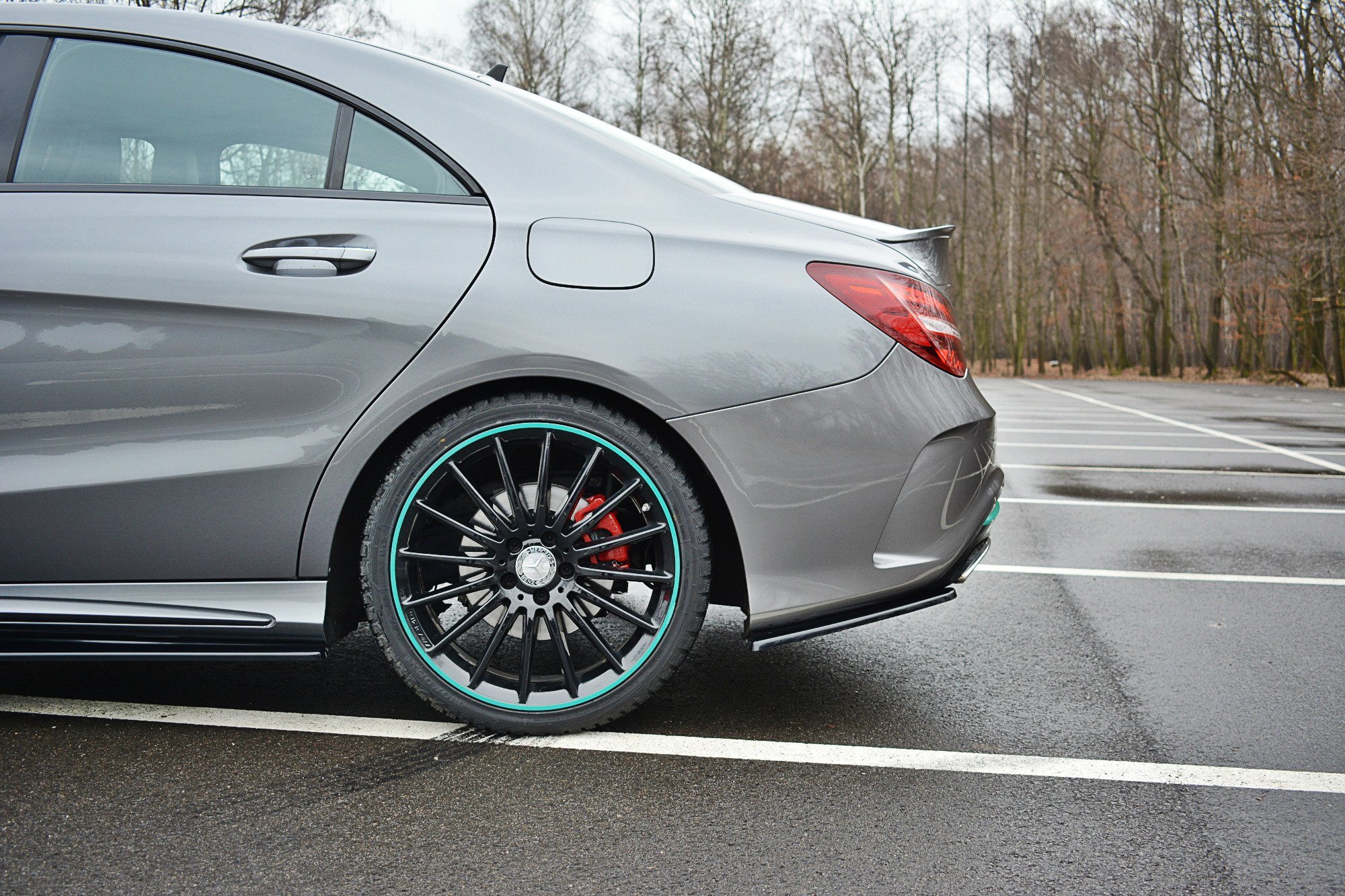REAR SIDE SPLITTERS MERCEDES-BENZ CLA C117 AMG-LINE FACELIFT - Image 3