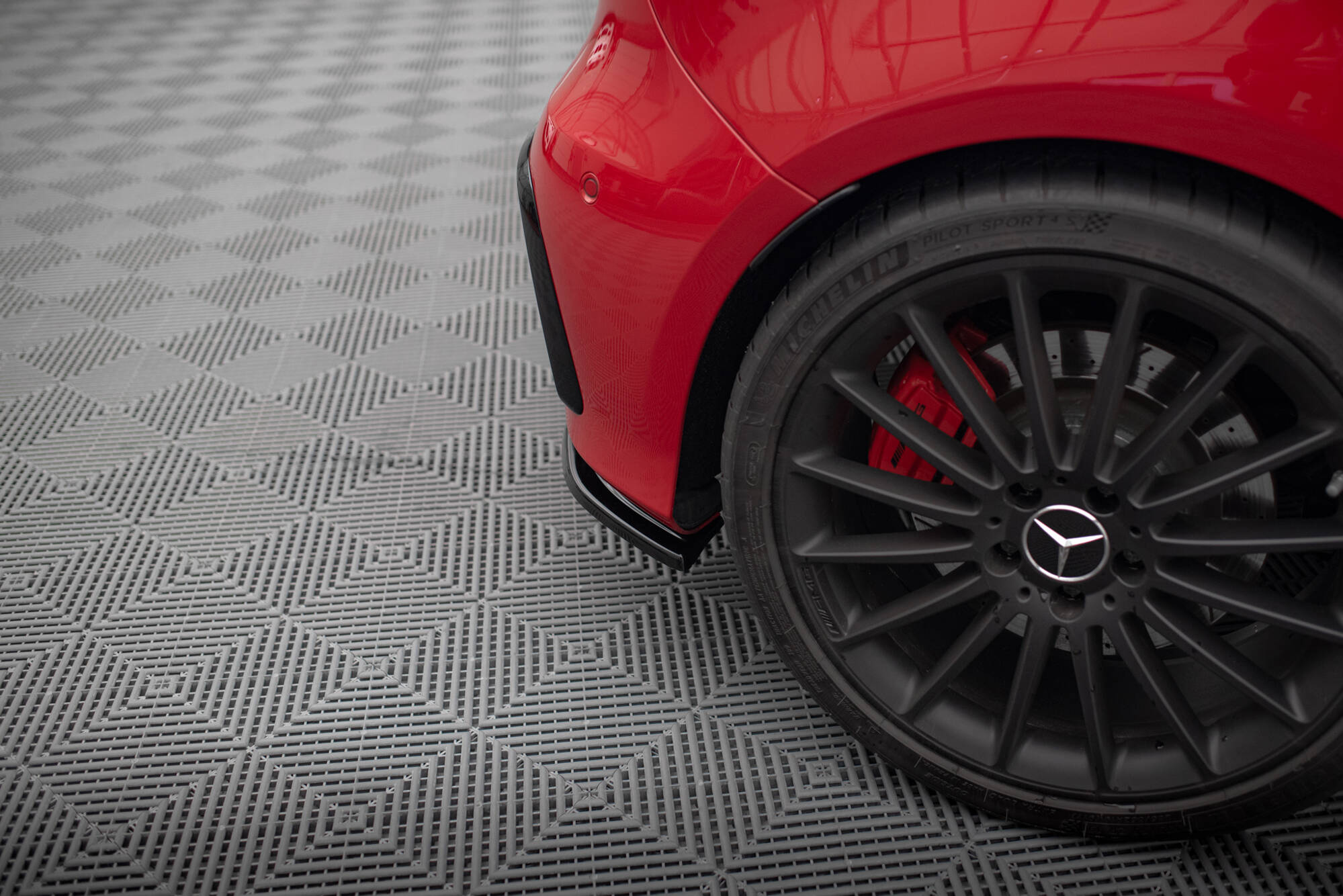 REAR SIDE SPLITTERS Mercedes A W176 AMG Facelift - Image 3
