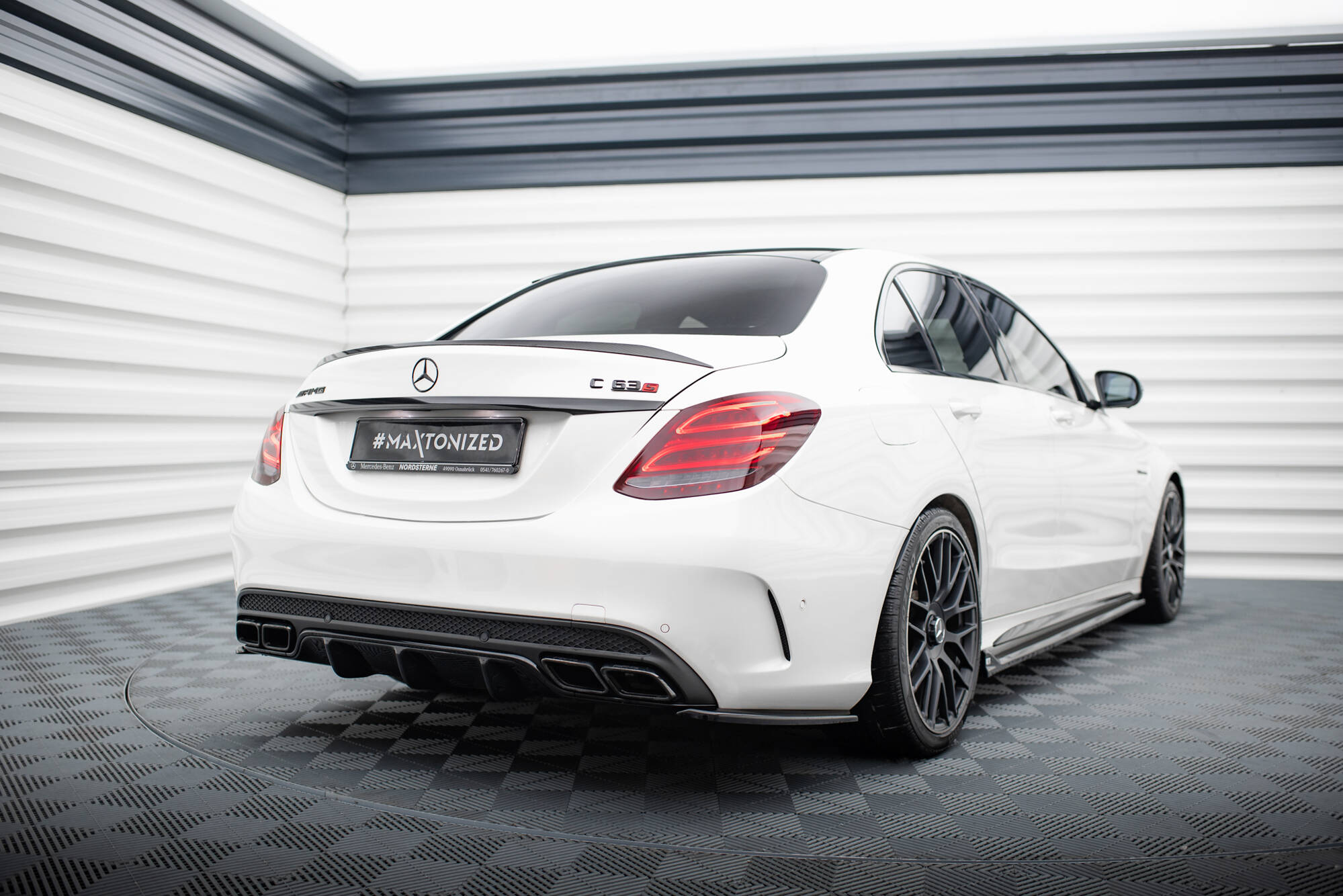 REAR SIDE SPLITTERS Mercedes C-Class S205 63AMG - Image 2