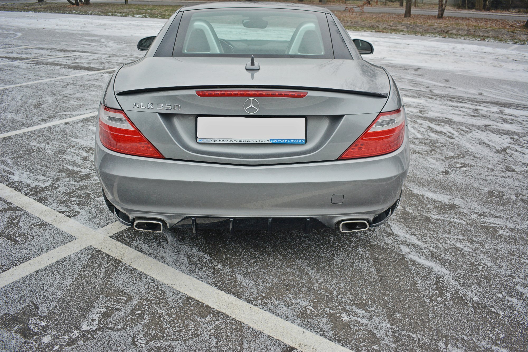 REAR SIDE SPLITTERS V.1 MERCEDES-BENZ SLK R172 - Image 2
