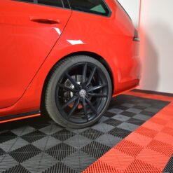 Alternative view of REAR SIDE SPLITTERS V.2 VW GOLF 7 R VARIANT FACELIFT