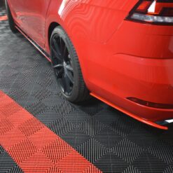Alternative view of REAR SIDE SPLITTERS V.2 VW GOLF 7 R VARIANT FACELIFT