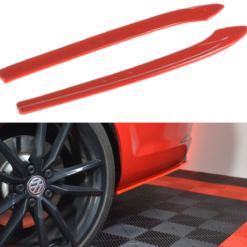 REAR SIDE SPLITTERS V.2 VW GOLF 7 R VARIANT FACELIFT