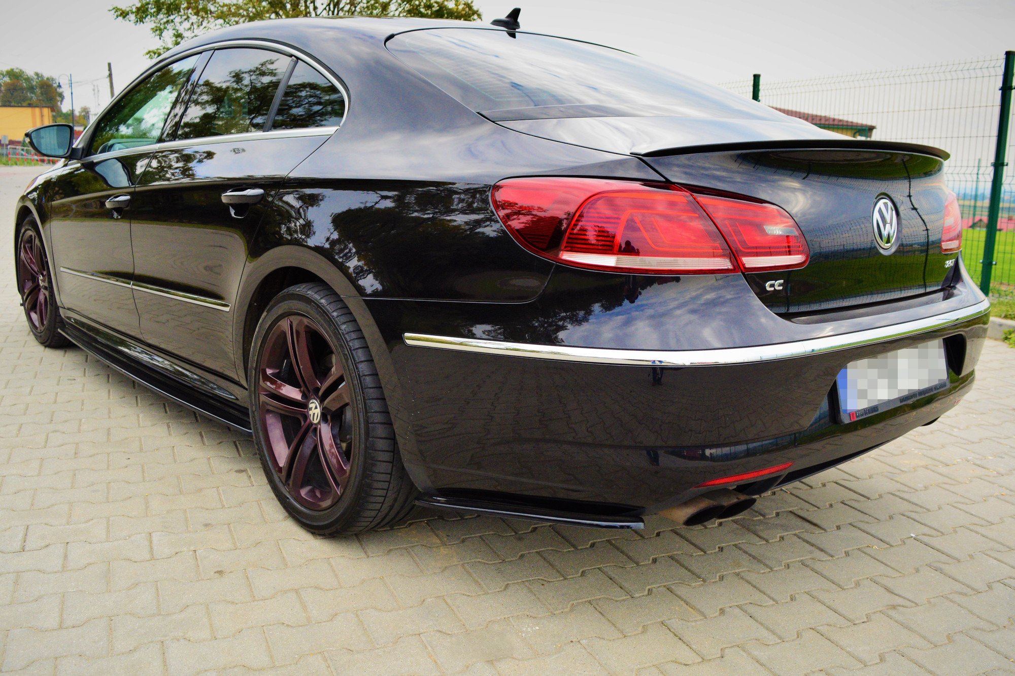 REAR SIDE SPLITTERS VOLKSWAGEN CC R-LINE - Image 2