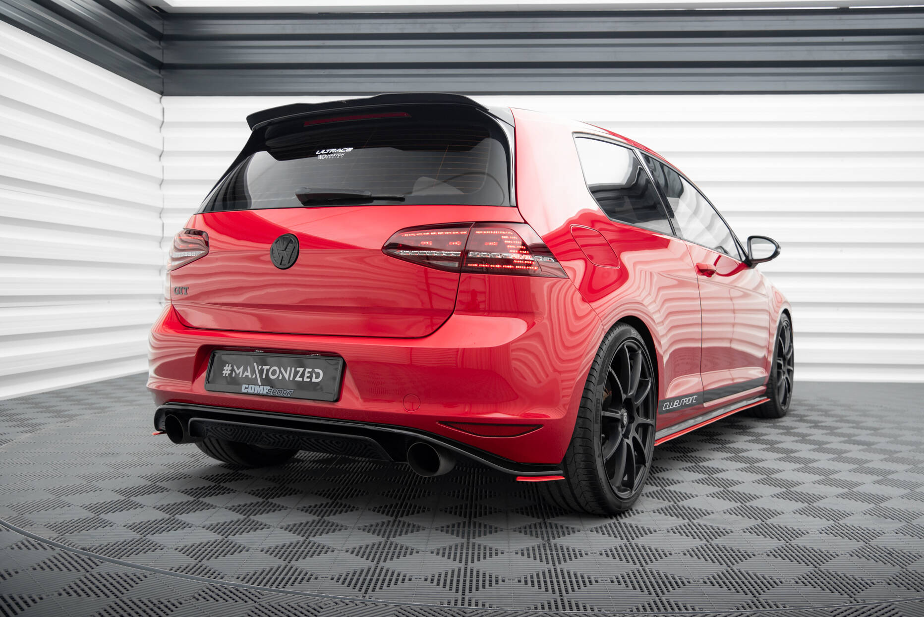 REAR SIDE SPLITTERS VW GOLF Mk7 GTI CLUBSPORT - Image 3