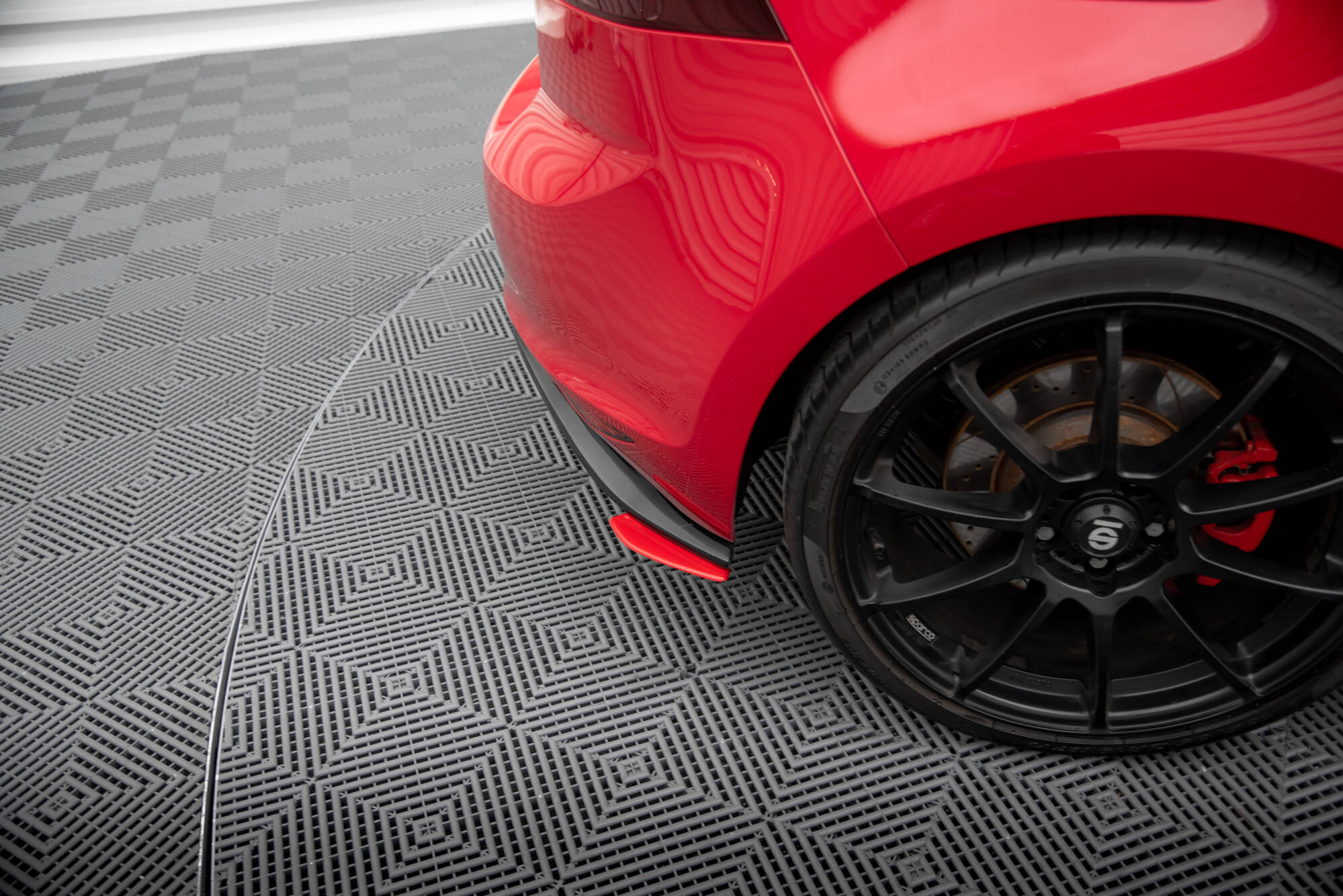 REAR SIDE SPLITTERS VW GOLF Mk7 GTI CLUBSPORT - Image 4