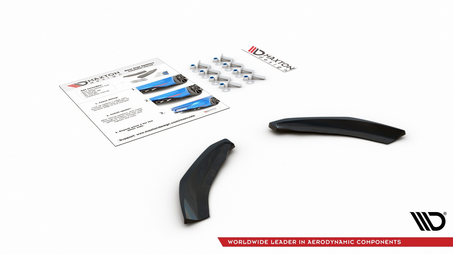 REAR SIDE SPLITTERS Volkswagen Polo GTI Mk6 - Image 9