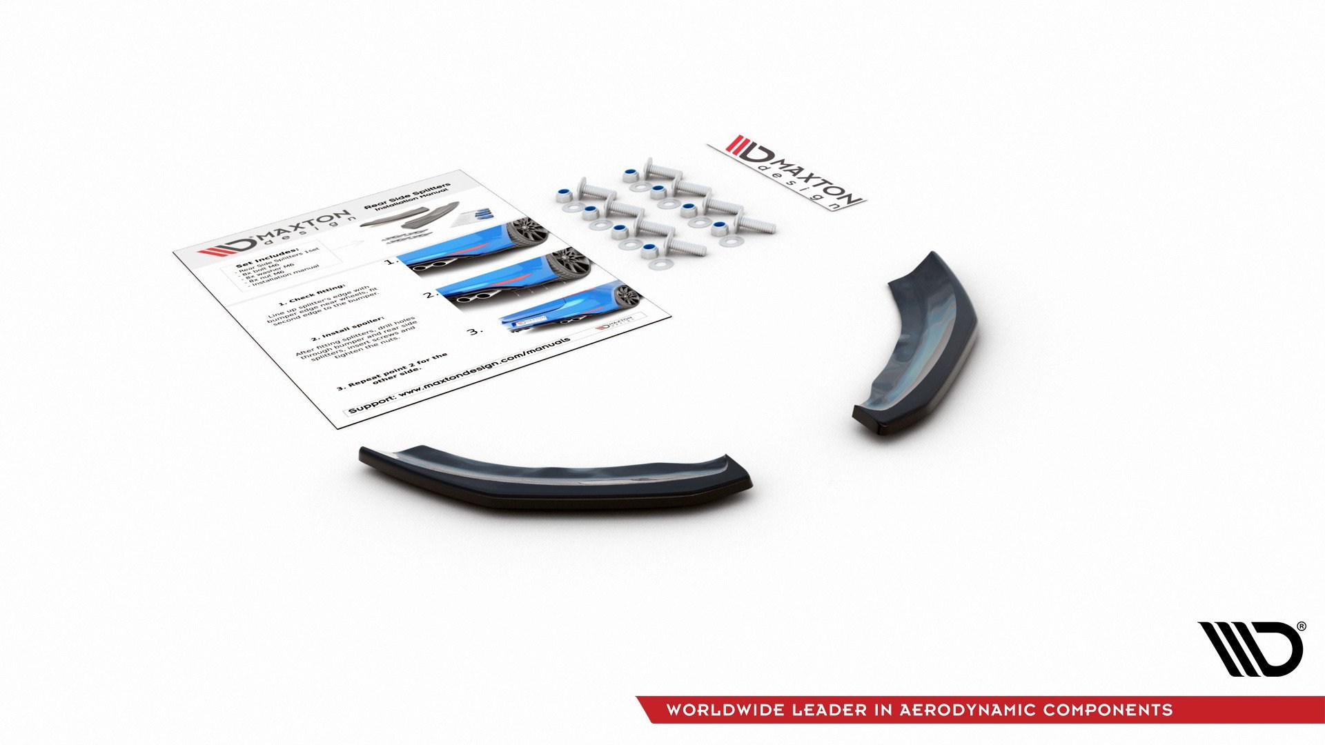 REAR SIDE SPLITTERS Volkswagen Polo GTI Mk6 - Image 10