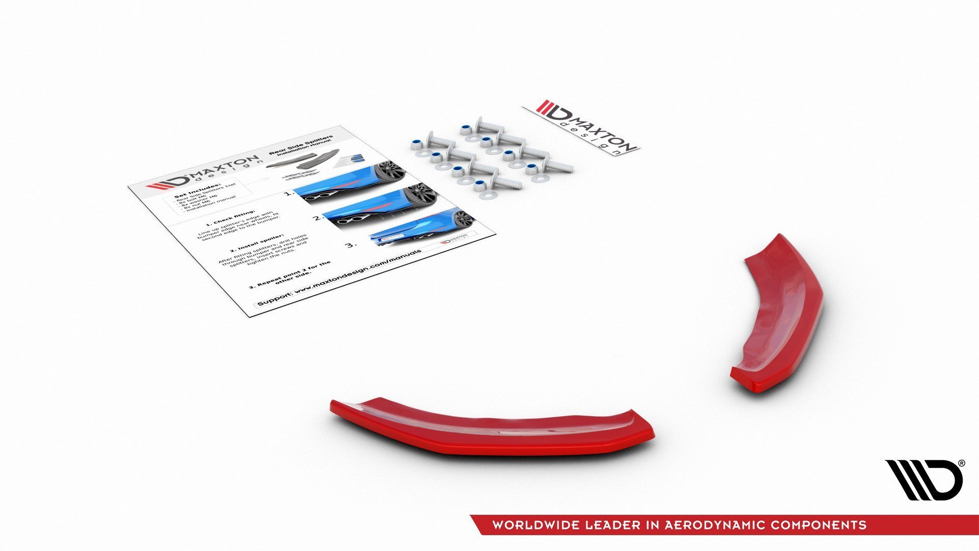 REAR SIDE SPLITTERS Volkswagen Polo GTI Mk6 - Image 4
