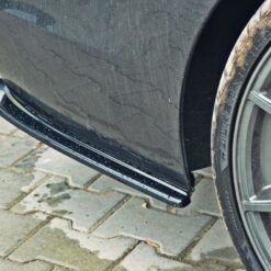 REAR SIDE SPLITTERS for BMW 5 M-Pack Sedan /Touring  F10/F11 (fits two double exhaust ends)