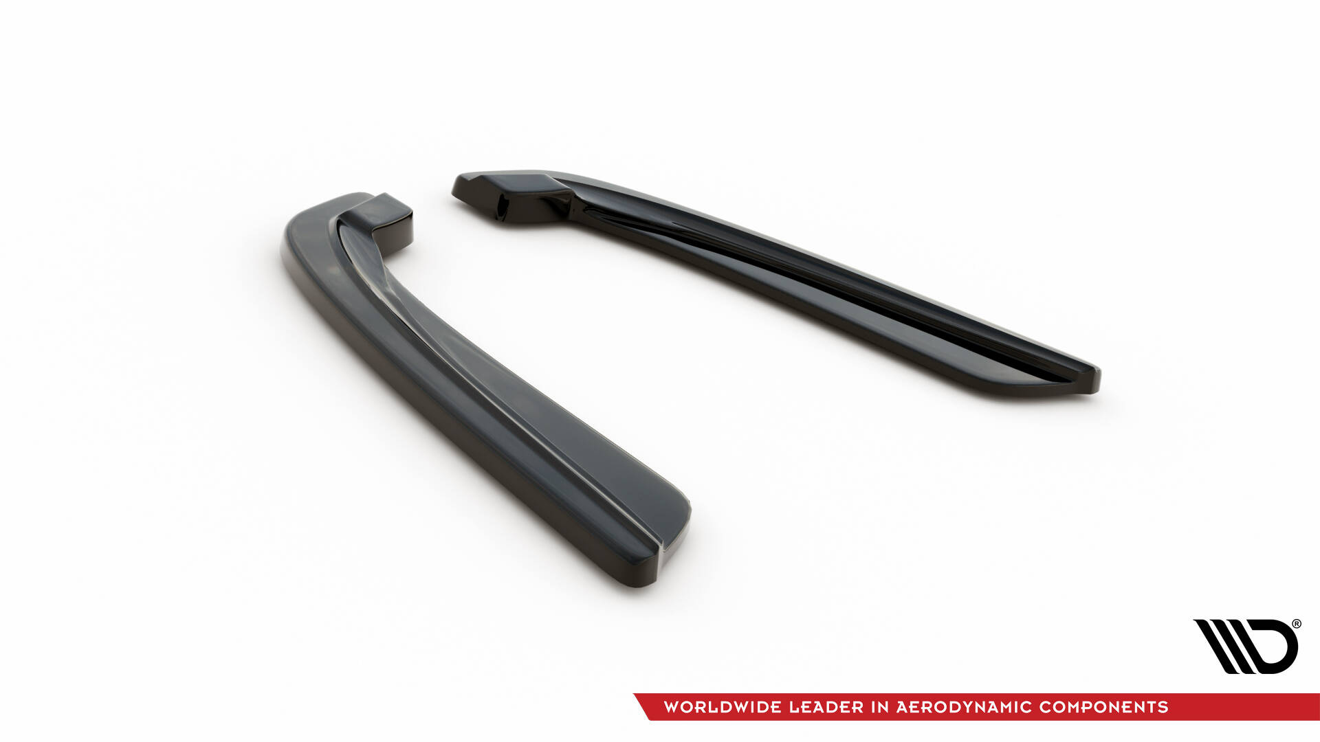 REAR SIDE SPLITTERS for BMW 5 M-Pack Sedan /Touring F10/F11 (fits two single exhaust ends) - Image 4