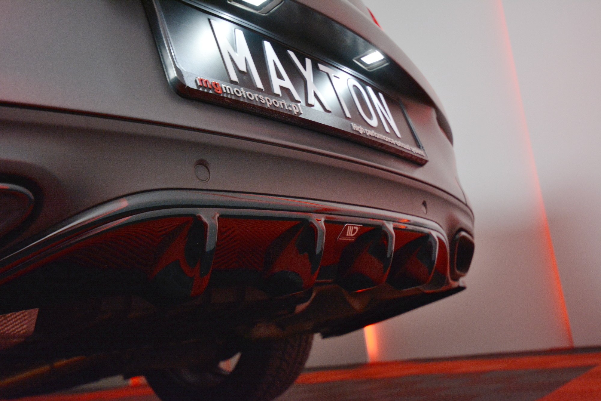 REAR VALANCE MERCEDES- BENZ C-CLASS W205 COUPE AMG-LINE - Image 2