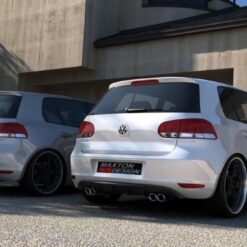 REAR VALANCE VW GOLF VI WITH 2 EXHAUST HOLE