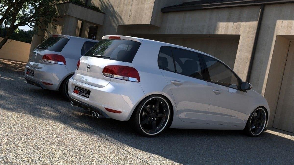 REAR VALANCE VW GOLF VI WITH 2 EXHAUST HOLE - Image 2