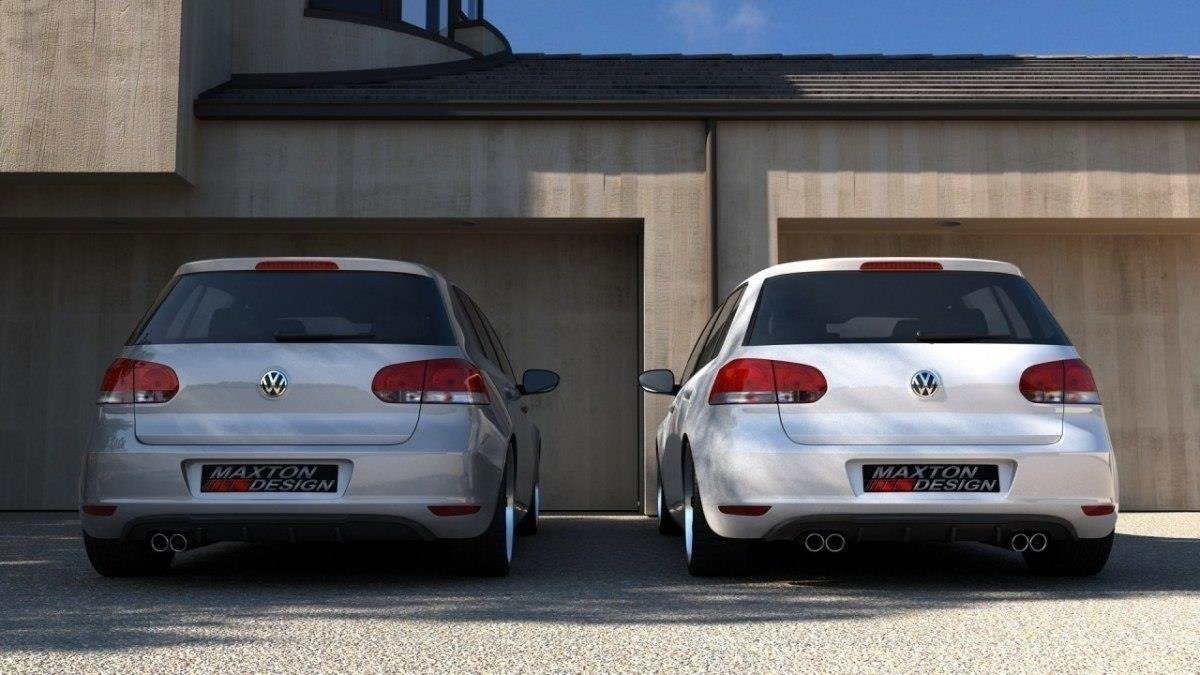 REAR VALANCE VW GOLF VI WITH 2 EXHAUST HOLE - Image 3