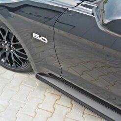 Alternative view of Racing Side Skirts Diffusers Ford Mustang GT Mk6