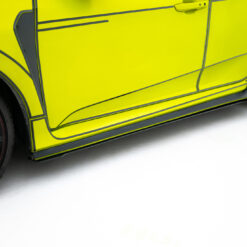 Alternative view of Racing Side Skirts Diffusers Honda Civic Type-R Mk10 / Mk10 Facelift