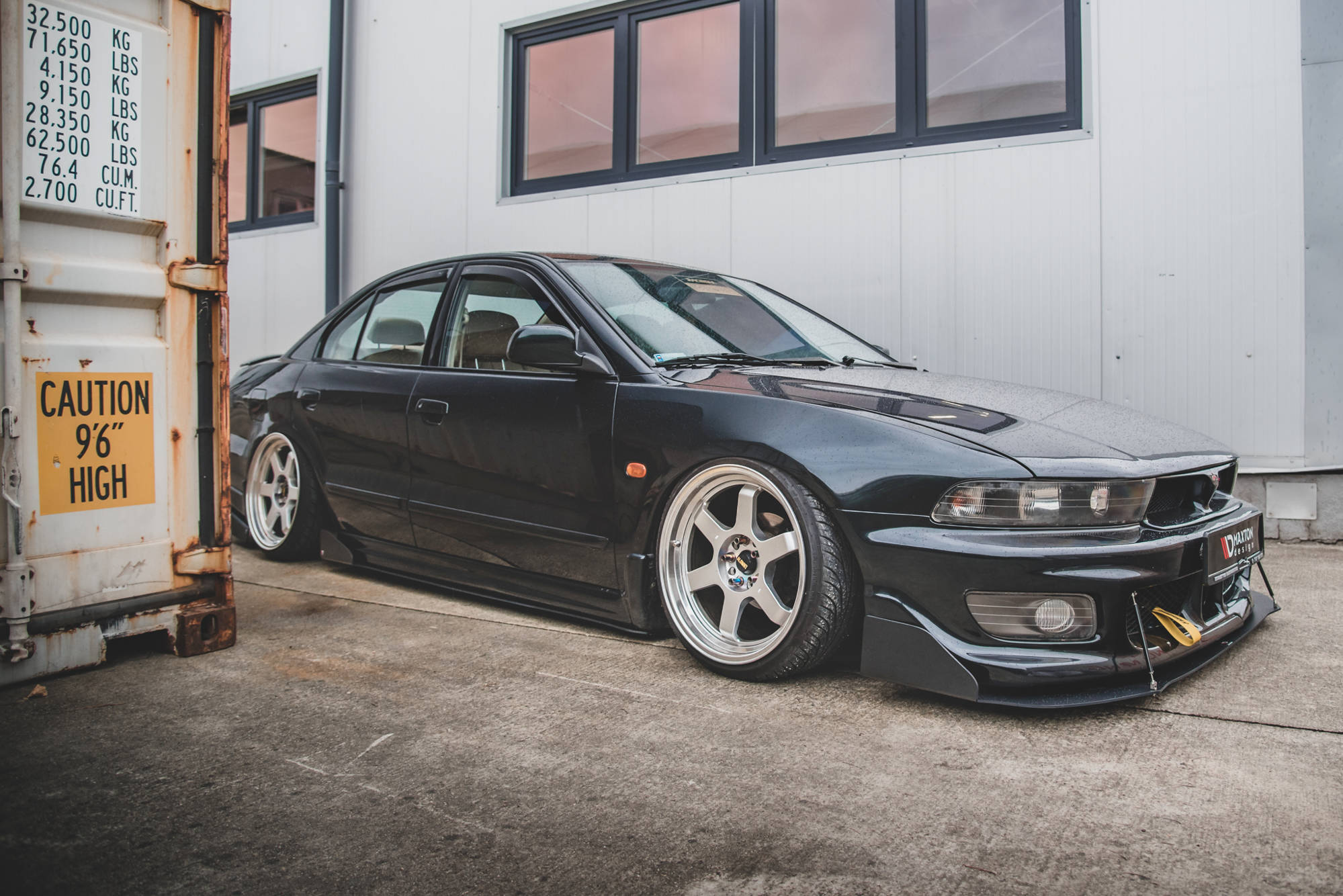 Racing Side Skirts Diffusers Mitsubishi Galant Avance Mk8 - Image 2