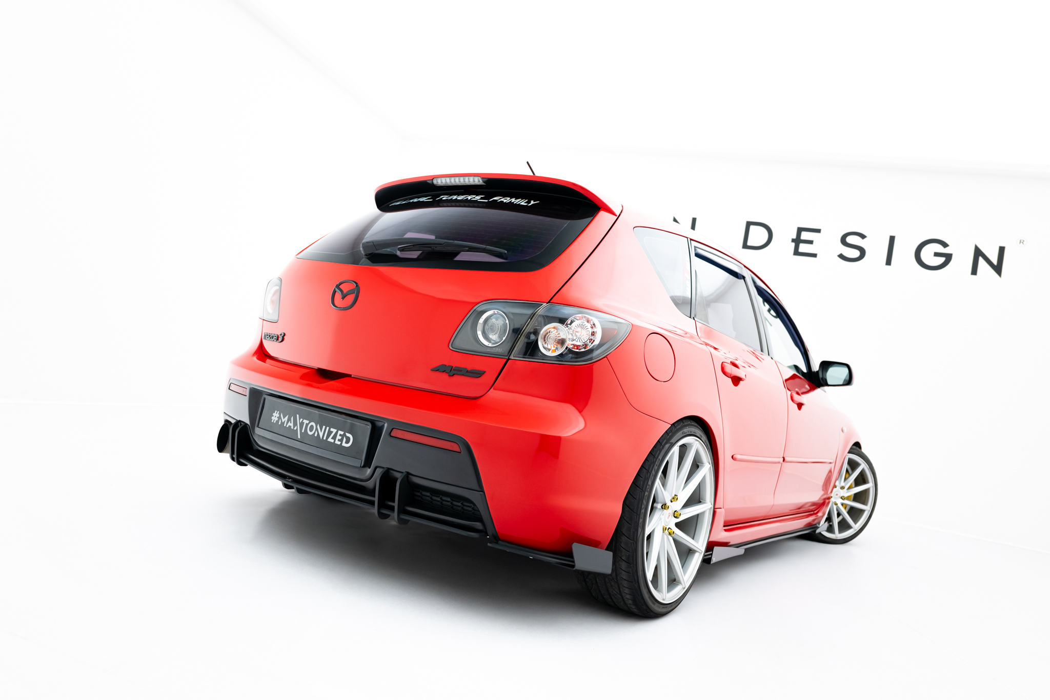Rear Side Flaps Mazda 3 MPS Mk1 EU Version - Image 2