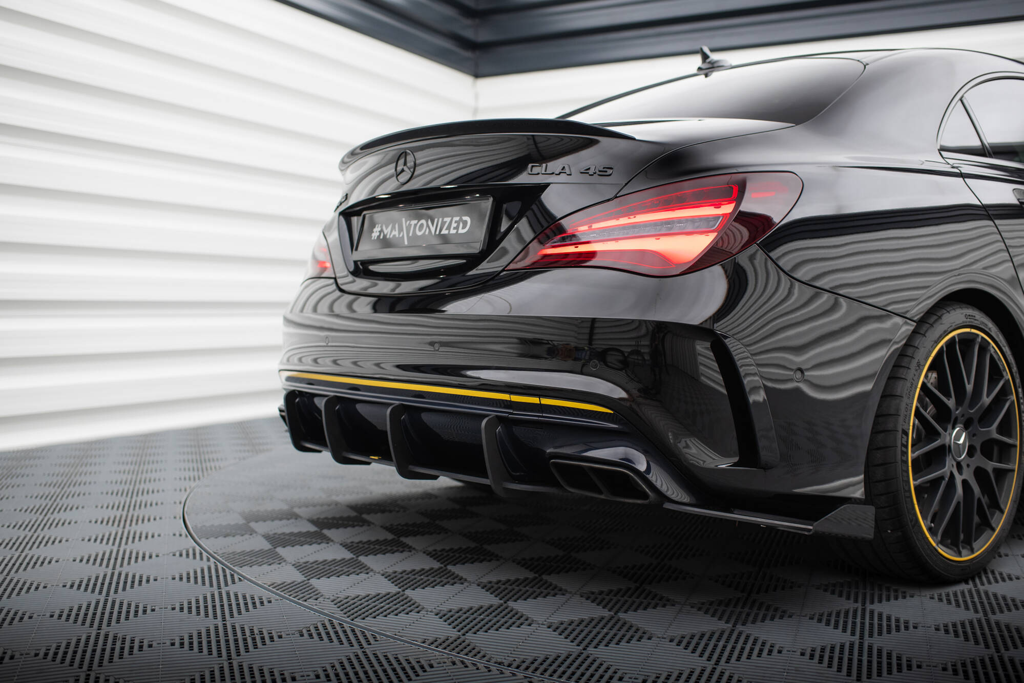 Rear Side Flaps Mercedes-AMG CLA 45 C117 Facelift - Image 2