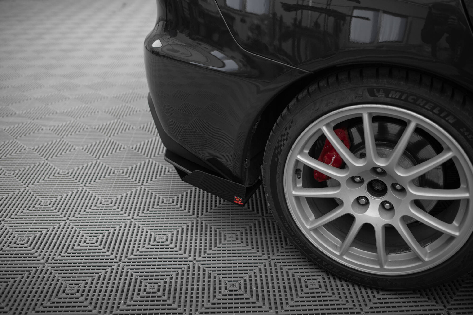 Rear Side Flaps Mitsubishi Lancer EVO X - Image 2