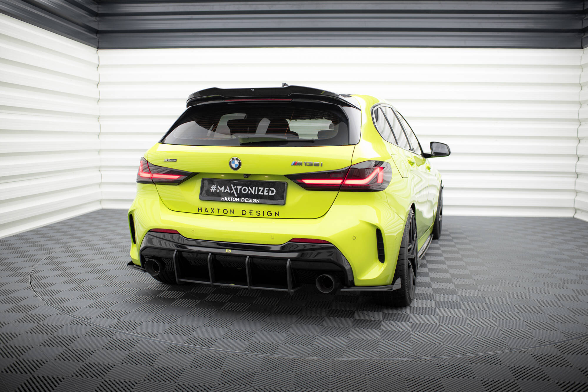 Rear Side Flaps V.1 BMW 1 M-Pack / M135i / 128ti F40 - Image 2