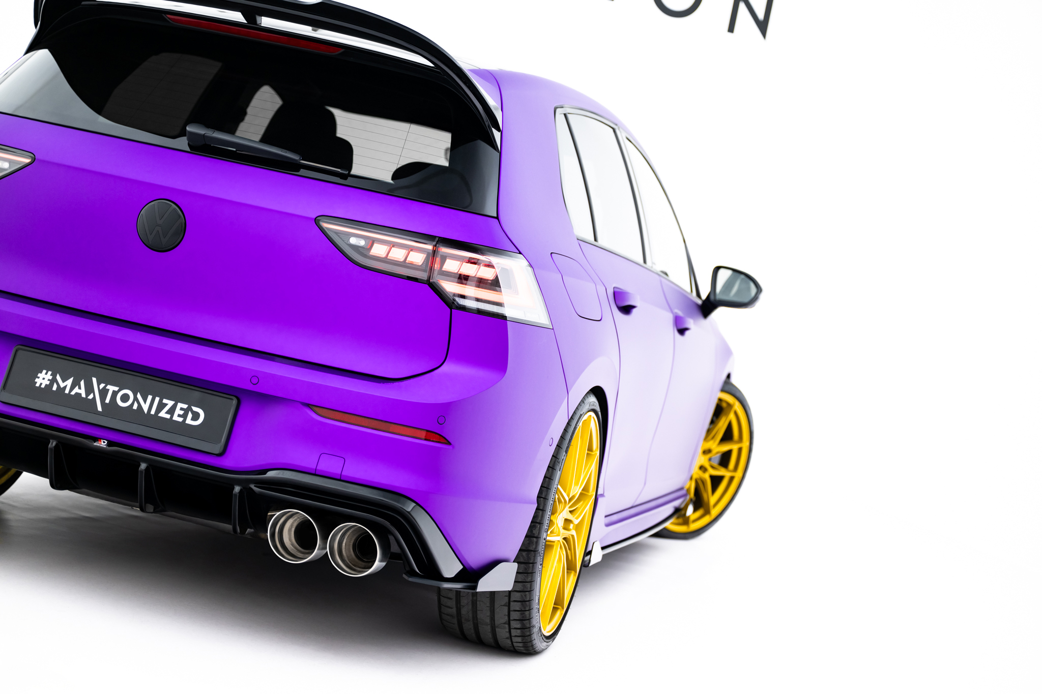 Rear Side Flaps V.2 Volkswagen Golf R Mk8 / Mk8 Facelift - Image 2