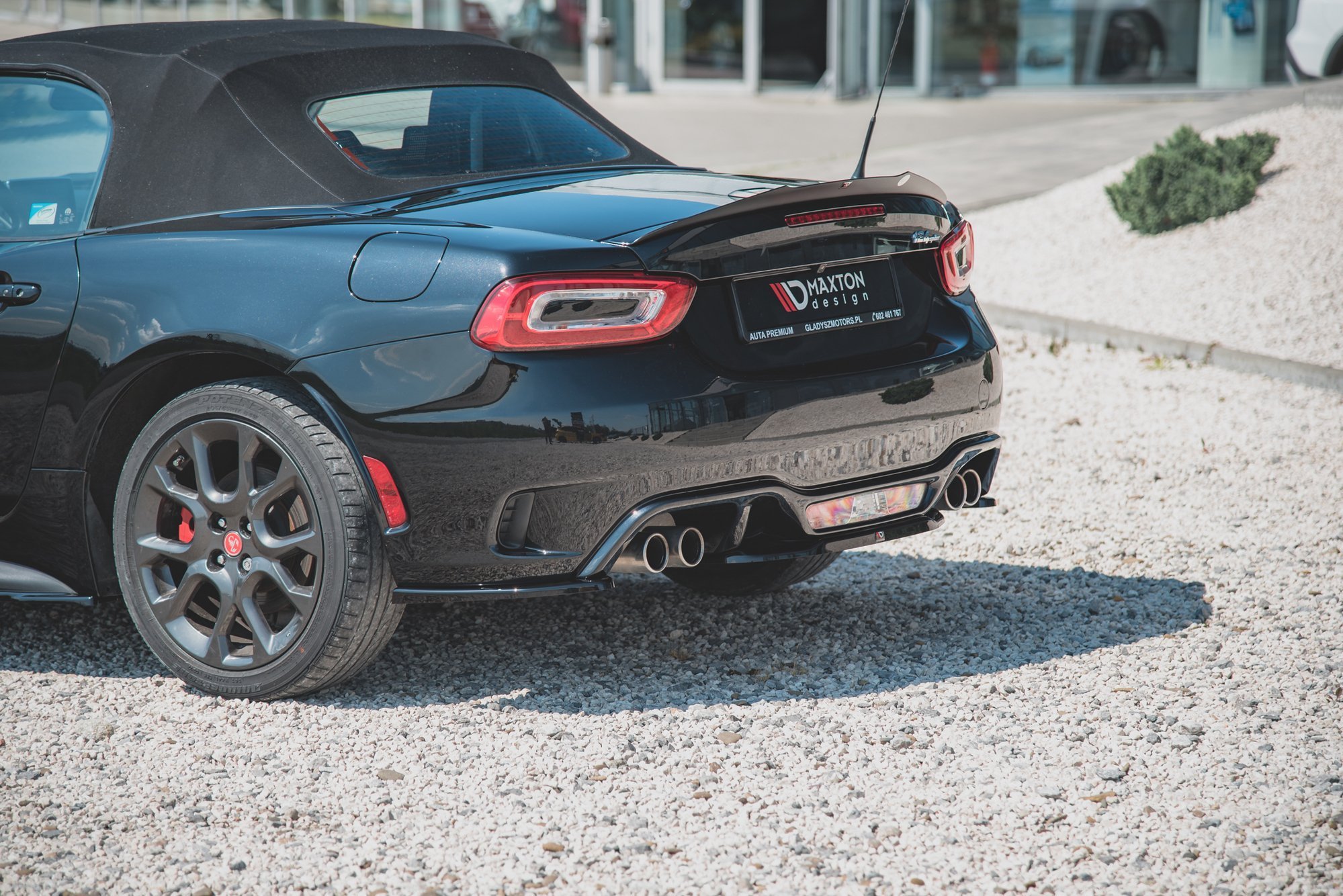 Rear Side Splitters Abarth 124 Spider
