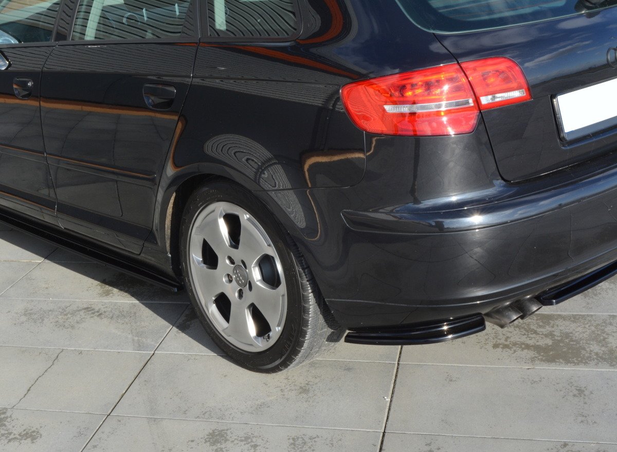 Rear Side Splitters Audi A3 Sportback 8P / 8P Facelift - Image 5