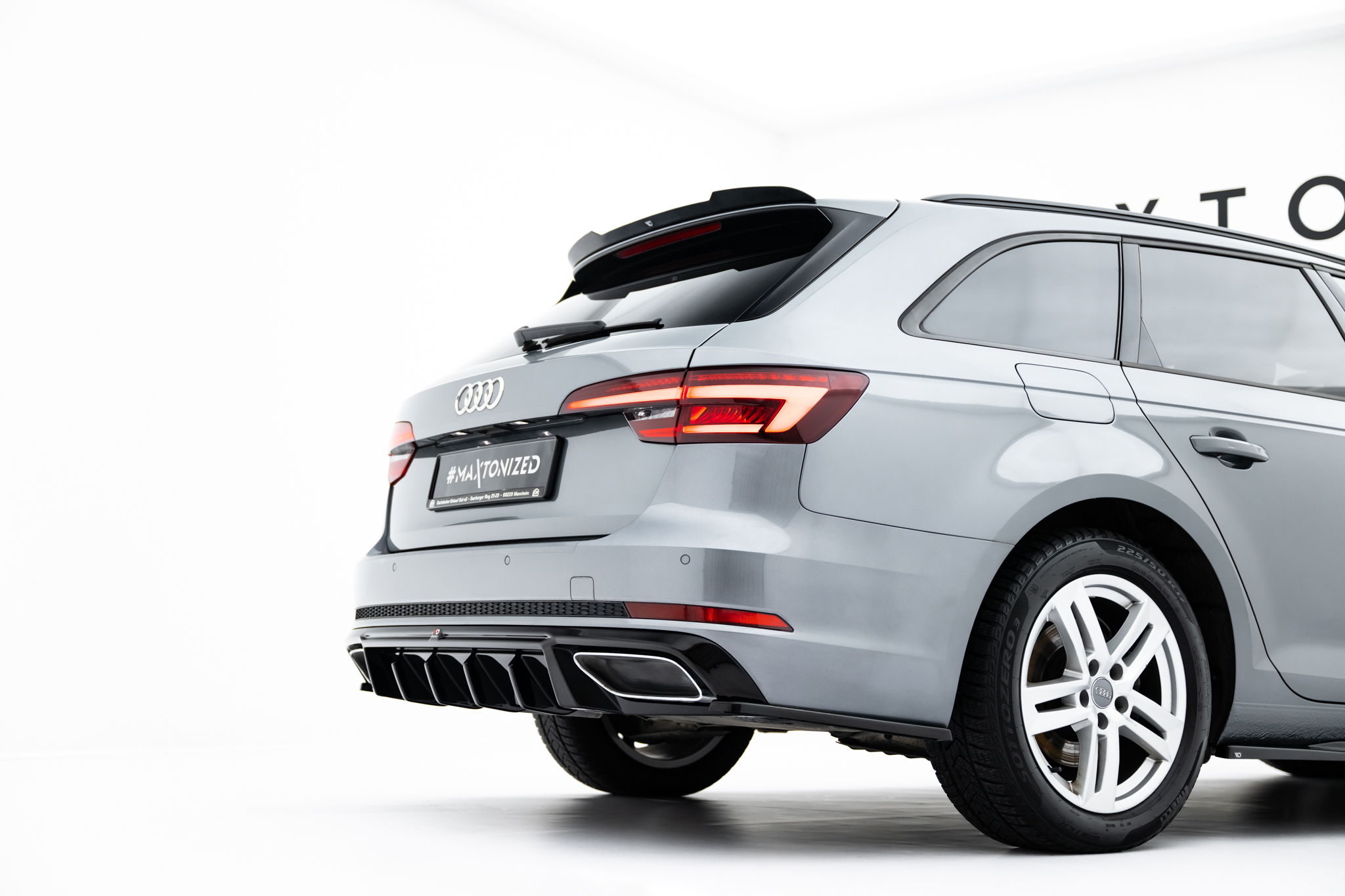 Rear Side Splitters Audi A4 / A4 S-Line / S4 Sedan / Avant B9 - Image 5