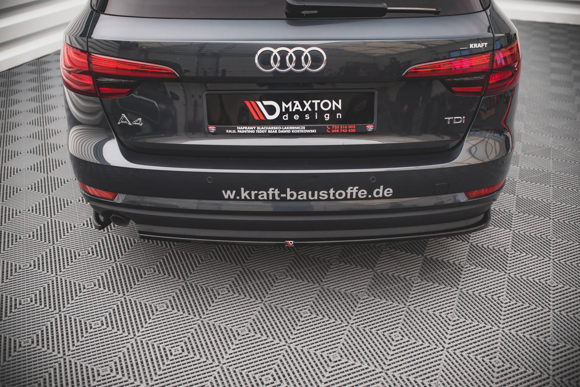 Rear Side Splitters Audi A4 B9 - Image 3