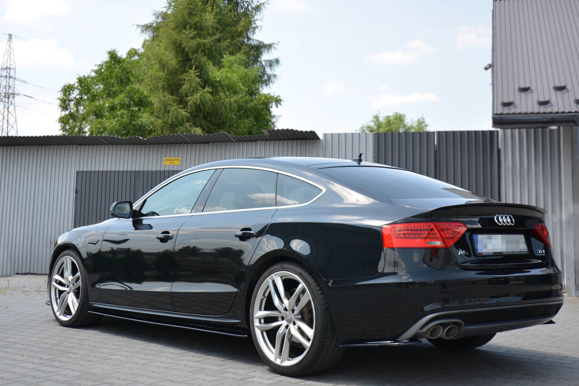 Rear Side Splitters Audi A5 S-Line 8T FL Sportback - Image 4