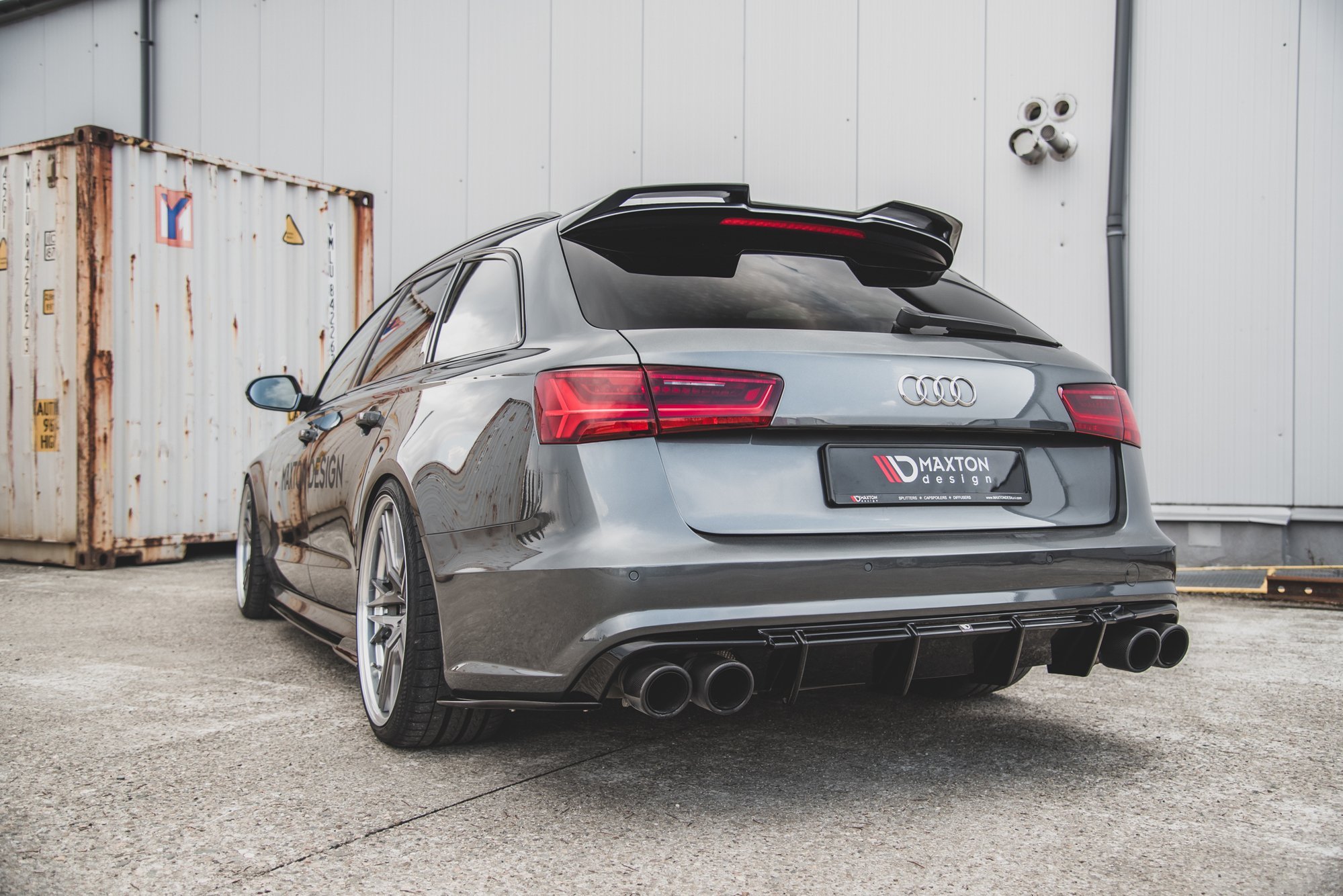 Rear Side Splitters Audi A6 / A6 C7 S-line/ S6 C7 Facelift - Image 2