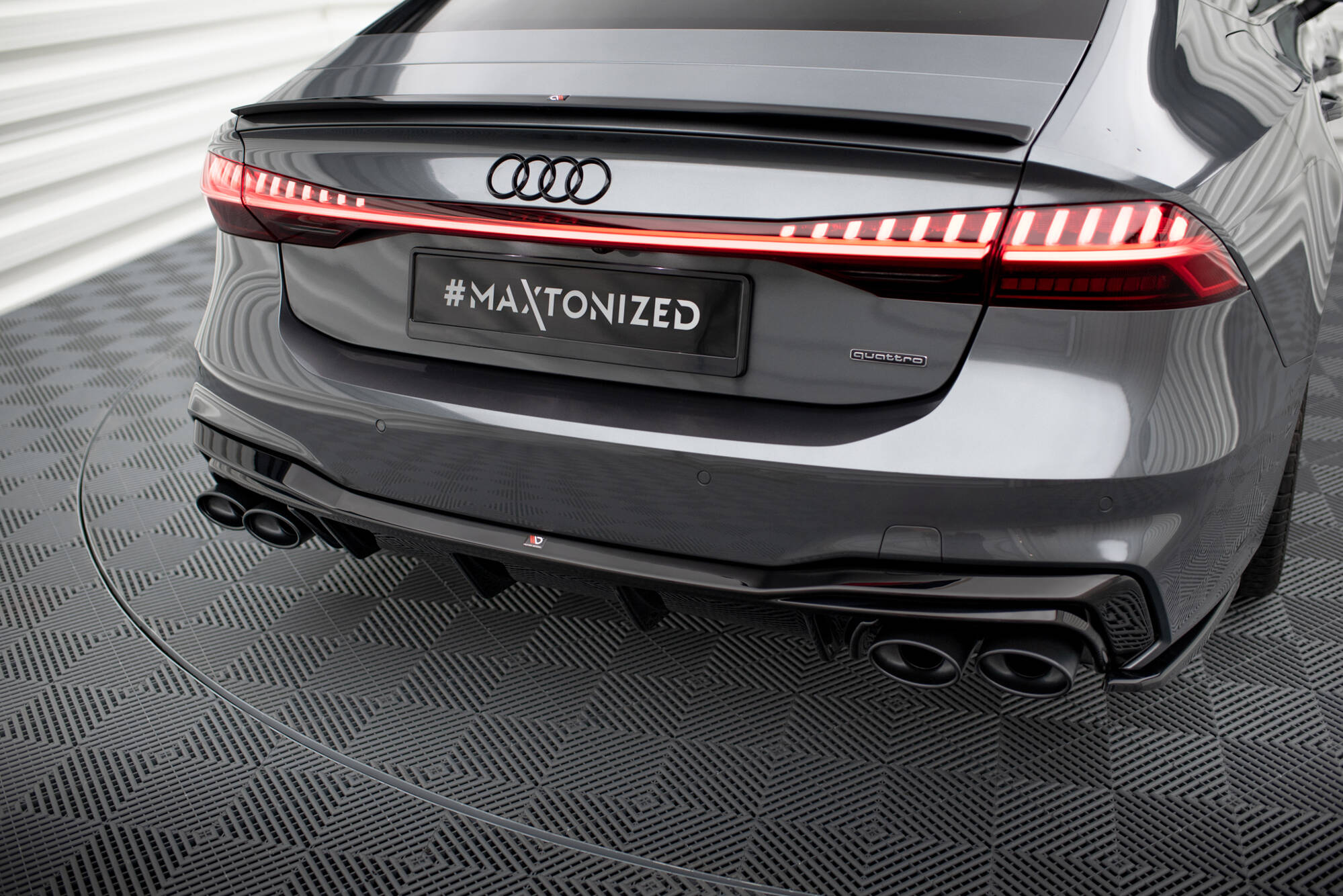 Rear Side Splitters Audi A7 S-Line C8 / S7 C8 / C8 Facelift / S7 Facelift - Image 3