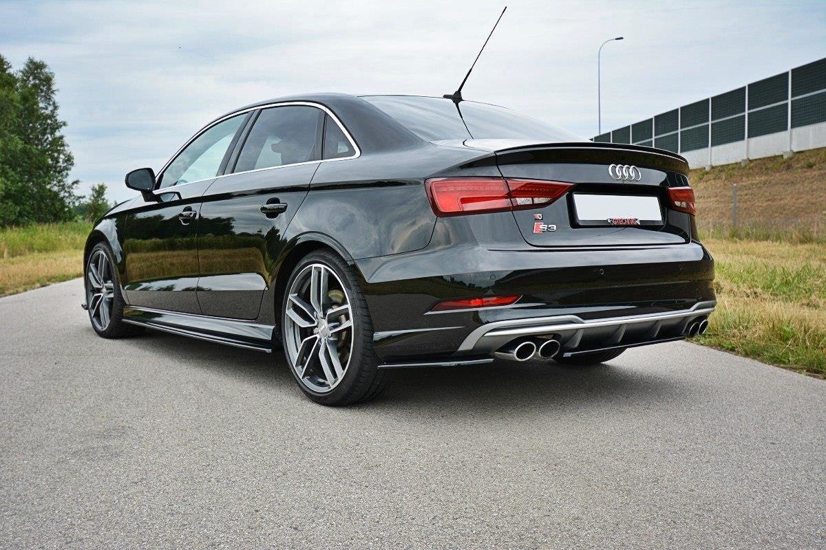 Rear Side Splitters Audi S3 / A3 S-Line 8V FL Sedan - Image 2