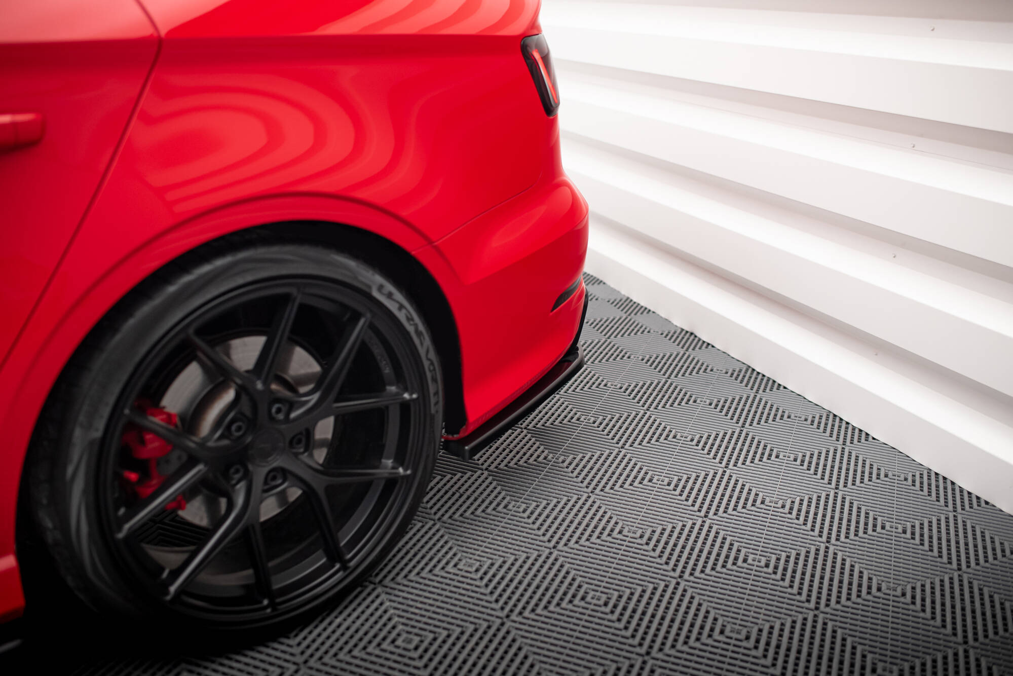 Rear Side Splitters Audi S3 Sedan 8V - Image 3