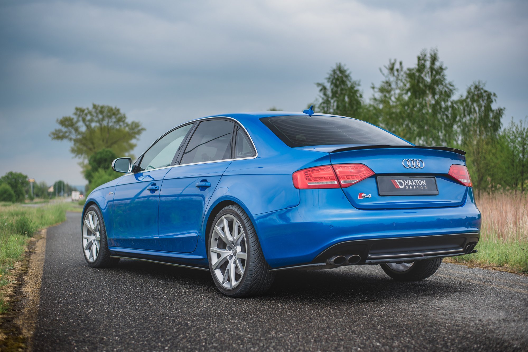 Rear Side Splitters Audi S4 / A4 S-Line B8 Sedan - Image 4